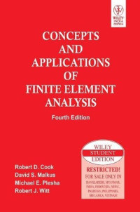 Image of Concepts and Applications of Finite Element Analysis
