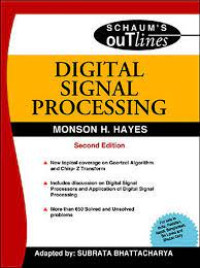 Image of Digital Signal Processing(Schaums Outline)