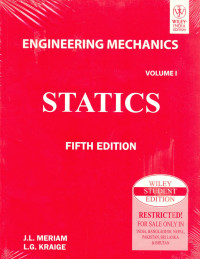 Image of Engineering Mechanics (VOL.1) Statics