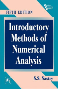 Image of Introductory Methods of Numerical Analysis